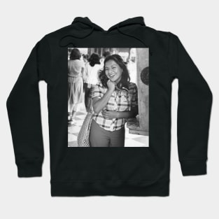 Woman talking on the phone Lima Peru Hoodie